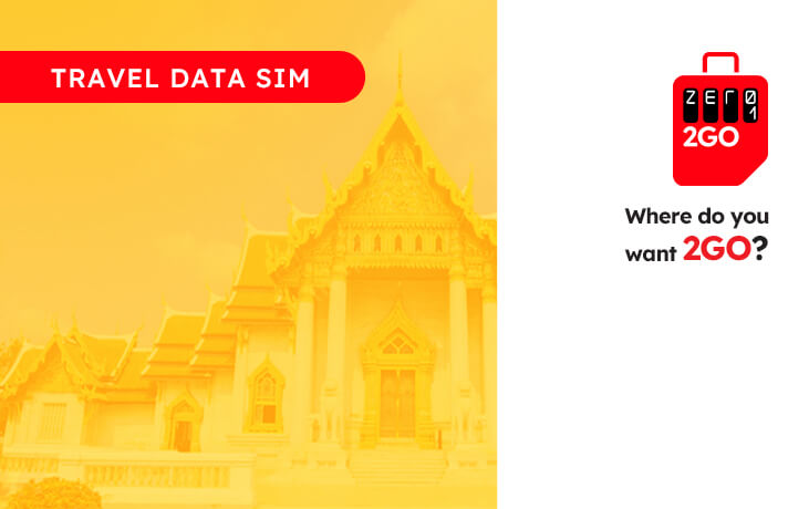 Zero1 2GO - Thailand Travel Data SIM card and eSIM