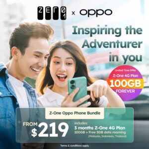 Zero1 x OPPO Inspiring the Adventurer in You Zero1 OPPO Z-One 4G Phone Bundles From $219